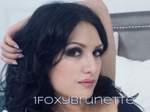 1FoxyBrunette Blue Hot