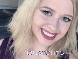 Hailstorms Blue Hot