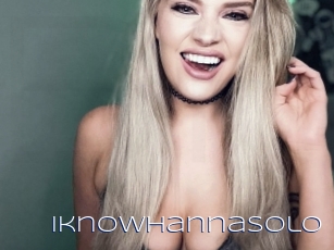 Iknowhannasolo