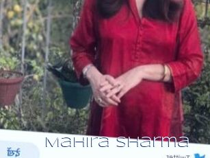 Mahira_sharma Blue Hot