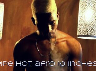 pipe_hot_afro_10_inches Blue Hot