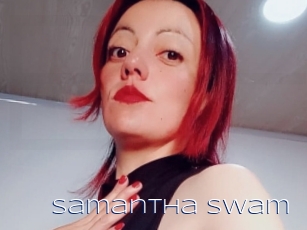 Samantha_swam