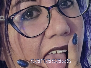 Sanasays