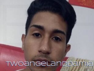 twoangelanddamian Blue Hot